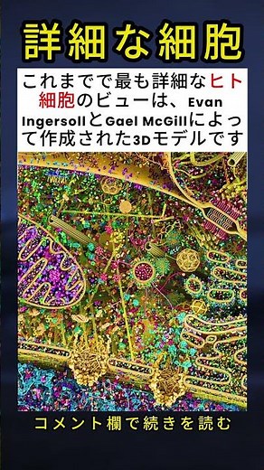 これまでで最も詳細なヒト細胞のビュー！🔬🤯
