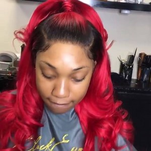 Lace Frontal magic by @blackeyon slayed with 613 Indian Blonde with Dark Roots lengths 14", 16", and 18" with a 14" Lace Frontal. #Mayvenn #MayvennHair #LaceFrontal #FrontalMagic #RedHead #CustomColor #Frontal #Laid | Mayvenn Hair