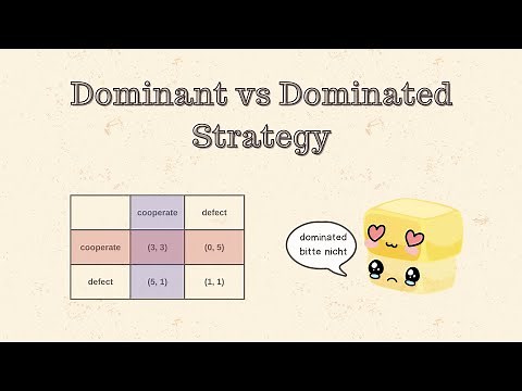 Game Theory 101: Dominant vs Dominated Strategy