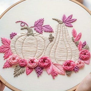 Easy Hand Embroidery Pumpkin Model #hanmade #diy #stitch | Embroidery Skills ideas