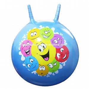 [Hot Item] Custom Croissant Ball Inflatable Massage Jumping Ball PVC Material Bouncing Balance Ball