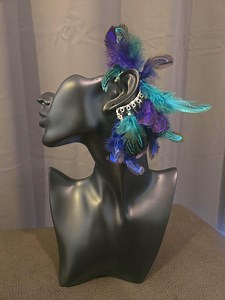 Feather Elf Ear Cuff - Wire Wrapped, No Piercing, Renn Faire - Etsy