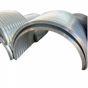 [Hot Item] ASME Standard Galvanized Corrugated Steel Culvert Pipe Material Is of High Quality, with Customizable Length