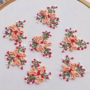 64K views · 719 reactions | Beautiful easy all over hand embroidery for kurti/kamzi/sari | Secret Hand Stitch | Facebook