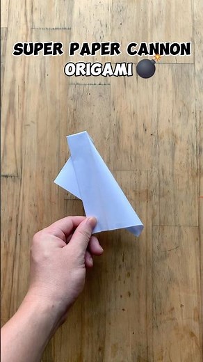 How to arrange super loud exploding paper cannon 🤯 #vvvreview #origami #diy #vvvorigami