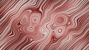 Abstract wood texture knots and annual rings pattern seamless looping animation background.