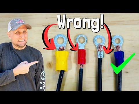 50% Failure Rate! How To Install Crimp Connectors Like The Pros!