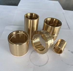 [Hot Item] Tehco Custom OEM Casting Bronze Bushing Sleeve Flanged Machinery Spare Parts Brass Copper Bushing
