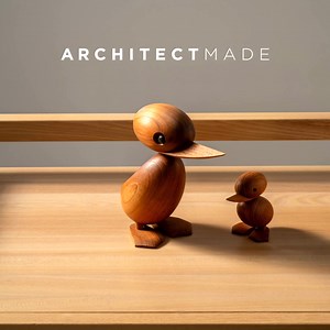 ArchitectMade is a small Danish design company which manufactures beautifully timesless wooden birds, figures and animals by recognised architects such as Vedel, Bunde, Hansen and Bolling. Each architect designs their objects through a passion for simple sophisticated aesthetics and functionality. We love their wooden bird and animal series. They make lovely gifts whatever the occasion or recipient. | The Modern Furniture Store