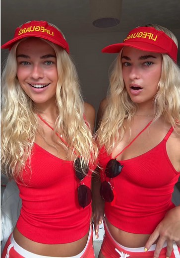 Lifeguard Duty: Twin Sisters Halloween Outfits