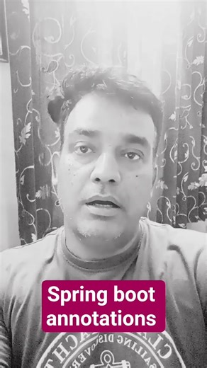 Spring boot annotations