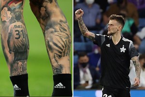 Sheriff star Sebastien Thill has tattoo of him dreaming about Champions League