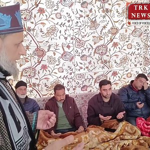 2K views · 19 reactions | Congregational Fatha khawani have been held at the residence of Late Nazir Ahmad Wani Sahab. In which many Religious, Political and Social representatives participated. Apart from Journalist brethren, Employees Union leaders, Advocates, Traders federation members and Socio-Political leaders are the main participants in the congregational prayers. | TRK News | Facebook