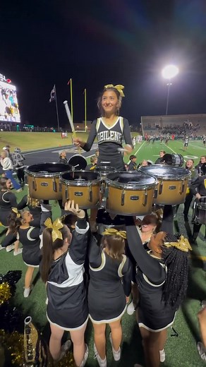 ABILENE HIGH CHEERLEADER GOES VIRAL! Abilene High School Sophomore Angie Hernandez is popping up on screens across America after her drumline performance in full cheer uniform went viral after a recent game. Her story: https://www.bigcountryhomepage.com/news/abilene-eagle-cheerleader-percussionist-goes-viral-for-unique-sideline-performance/?utm_medium=social&utm_source=facebook_KTAB_News | KTAB News