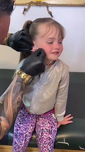 359K views · 2.2K reactions | Shes so cute  My favorite! Giving parents and minis a better experience, a safer and cleaner experience than thought possible #lobes #lobepiercing #piercing #pierced #kidsoftiktok #earpiercing #fypシ゚viralシ | Piercing Pigs | Facebook