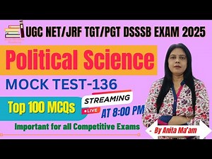 POLITICAL SCIENCE Live Classes | UGC NET TGT PGT DSSSB 2025_PYQ _ MCQs |_#polity #ugcnet #tgtpgt