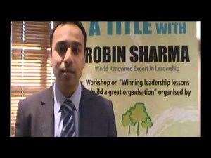 Robin Sharma -- Le gourou international du leadership à Maurice en juillet