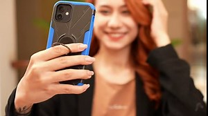 Compatible with Nokia G300 5G N1374DL Case and Tempered Glass Screen Protector Cover Slim Magnetic Ring Holder Stand Rugged Cell Accessories Phone Cases for NokiaG300 G 300 300G 2021 Women Men Black