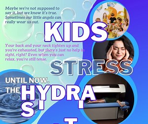 There's cheerleading and soccer and pee wee football and junior high football and high school football. There's cross country and dance and karate and MOM ARE WE THERE YET? Take a break for YOU. The Hydra Station in Byram can give you that time away to shut down your brain while those water jets pound away at the knots in your back. Take it from us, you need to try the hydramassage machines for yourself. You'll be glad you did, and you'll be back. Call 601-953-5210 to make an appointment. | Dark