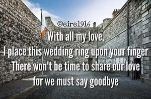 Joseph Mary Plunkett, while awaiting execution married his longtime girlfriend, Grace Gifford . #grace #irishballads #1916 #kilmainhamgaol | Irish Ballads