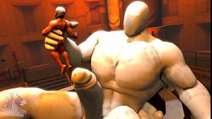 Golem Growth 3, Hyper muscle absorption vore growth