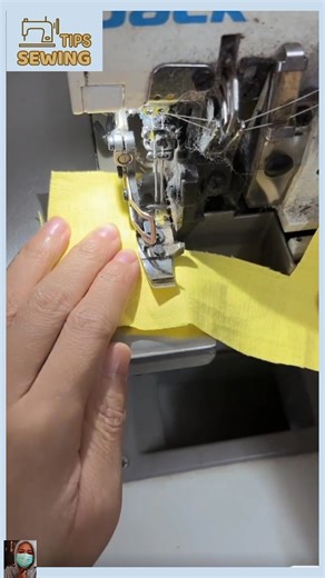 Tricks for overlocking the corners of fabric so they don't tear #tips #tipsandtricks #sewing #sewinghacks #tipsandtrick | Sewing Tips