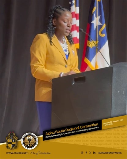 20 reactions | Sigma Gamma Rho Soror Quanita Wells-Martin brought greetings on behalf of the sorority during The Public Program of the 93rd Southern Regional Convention of Alpha Phi Alpha Fraternity, Inc. on Thursday night. Please share. #APA1906Network #SigmaGammaRhoSororityInc #DivineNine #SouthernRegion #ServantsOfAll | Alpha Phi Alpha Fraternity | Facebook