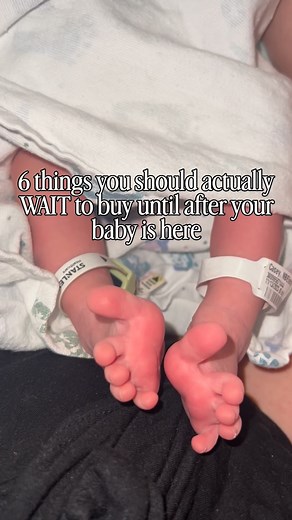 Here is my list: 1.) Bottles & pacifier🍼 You just don’t know! What if you find out you want to exclusively breastfeed? What if your baby doesn’t take to the bottles you bought? I mean there are sooo many options out there! Same goes for pacifiers. If baby has a lip or tongue tie– this can impact their preference as well. 2.) Swaddles👶🏼 I’m not talking about the muslin blanket type. I’m referring more to the velcro/zipper/arms in/out XYZ 3000 variations. This one comes down to baby’s comfort p