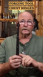 Forging tool chest hinges - Blacksmithing | Black Bear Forge