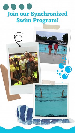 Come join our Synchronized Swim Program! We teach and hone skills in and out of the water. Participants will spend the duration of our program learning synchro moves, developing their own numbers, as well as planning, decorating and fundraising for the big show. Each summer has it's own theme selected by the instructors before registration begins. For the Summer 2023 Season, Synchronized Swimming will take place 3 days a week for four weeks with the Big Show on Saturday, August 5th. Classes take