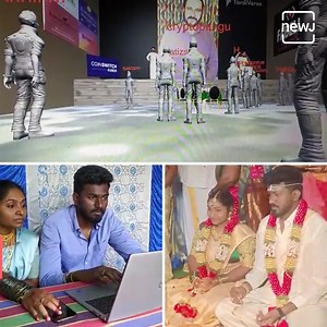 7K views · 81 reactions | Tamil Nadu couple throws Hogwarts-themed metaverse wedding reception and the internet is impressed #AajNEWJDekhaKya | Briefly | Facebook