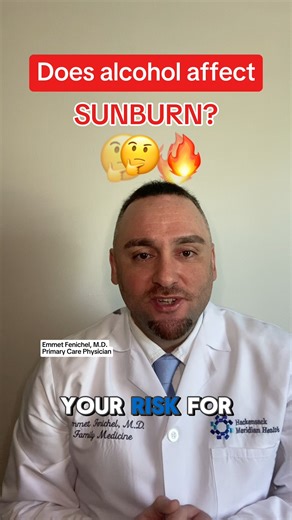 This Fourth of July, make sure you celebrate safely! Drinking responsibly may not only help your health, but your skin, too. #fourthofjuly #health #sunburn #skincare #safety #Healthtips #wellness #healthylifestyle #summer #summerfun | Hackensack Meridian Health