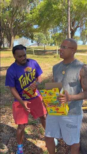 Takis Man gets Tricked out his Takis 😂😳