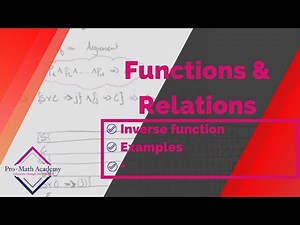 CXC MATHS functions and relations : Inverse Of a Function