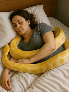 12K views · 18 reactions | A woman raised a huge python at home: one...