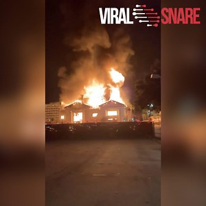 Fire Rising Through The Historic Santa Ana Church In Orange County | ViralSnare | Facebook