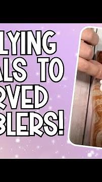 Placing a Decal on a Curvy tumbler easily and quickly!