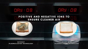 Most air purifiers in the market remove pollutants using passive air purification which only sucking in air and filtering it through a filter. For active air purification, it's releasing both positive and negative ions which are more effective than the ones with passive air purification. Discover the difference between passive and active purification by watching the mold test we conducted. | Sharp Singapore