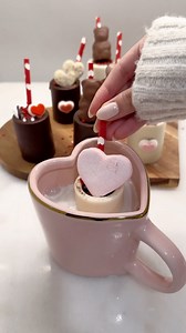 1.3M views · 83K reactions | DIY hot cocoa bomb cups 笠 #diy #hotcocoabombs #hotcocoa #hotcocoabomb #valentines #pinkaesthetic #pink #aesthetic #yum #foodreels #viral #thatgirl #asmr #satisfying #hearts #targetfinds #heartmug #chocolate | Elysian.living | Facebook