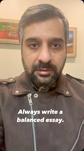 Always write a balanced essay instead of a lengthy essay to get good marks. | Waqar Hassan