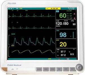 [Hot Item] Six Multiparameter Heart Rate/ECG/NIBP/SpO2/Tempereture/Pluse Rate Patient Monitors