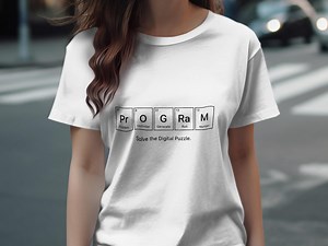 Periodic Table Programmer T-shirt, Funny Coding Gift - Etsy UK