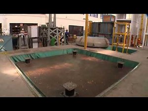 Shake Table Test on Base Isolated RC Frame Building | CSIR-SERC | CSIR