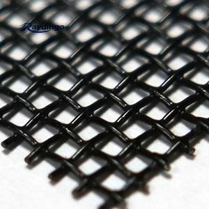[Hot Item] SS316 Black Coated Stainless Steel Security Screen Mesh for Doors and Windows