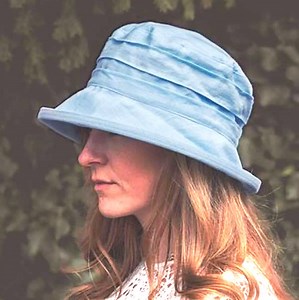 Perfect Ladies Sun Hat, Lightweight Pale Blue Gardening & Beach Summer Hat, Adjustable to Fit Small and Large Heads, Washable Crushable - Etsy