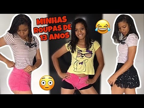VESTINDO MINHAS ROUPAS DE 12 ANOS!!!