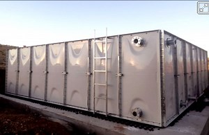 [Hot Item] FRP Water Storage Tank 10000 Gallon Large GRP Modular Panel Water Tank