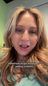 6.9K views · 40 reactions | Last night I dreamt about separating scallion whites from greens #HelloFresh | HelloFresh | Facebook