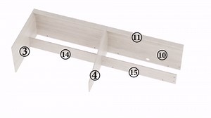 Reception Desk with Counter with Storage Shelves Modern Front Desk Large Wooden Commercial Reception Counter for Checkout, Lobby, Beauty Salon,Office,White