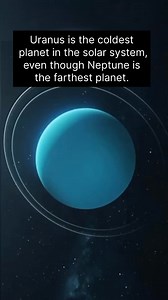 Uranus, the coldest planet. | Science Bitch